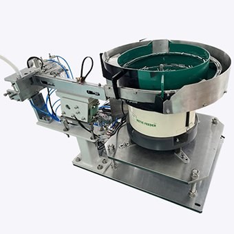 Industrial step feeder and component handling equipment for fastener feeding systems